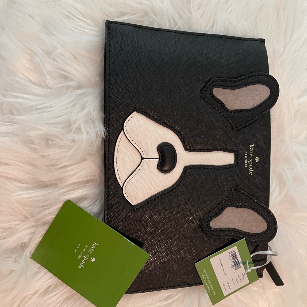 Kate Spade Retired Antoine Ma Cherie French Bulldog Leather Crossbody - New